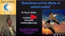 Roy Dokka - Subsidence