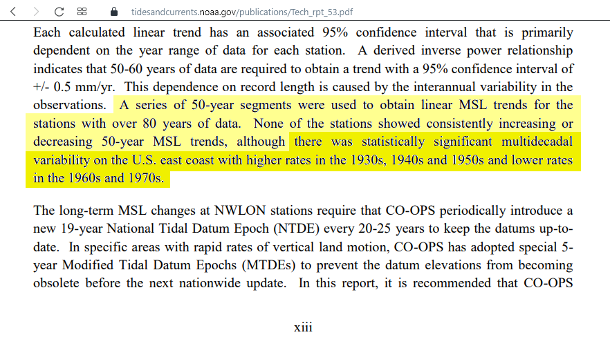 Excerpt from NOAA Tech rpt 53 p.xiii 